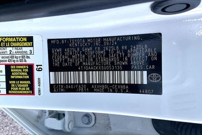 2025 Toyota Camry LE