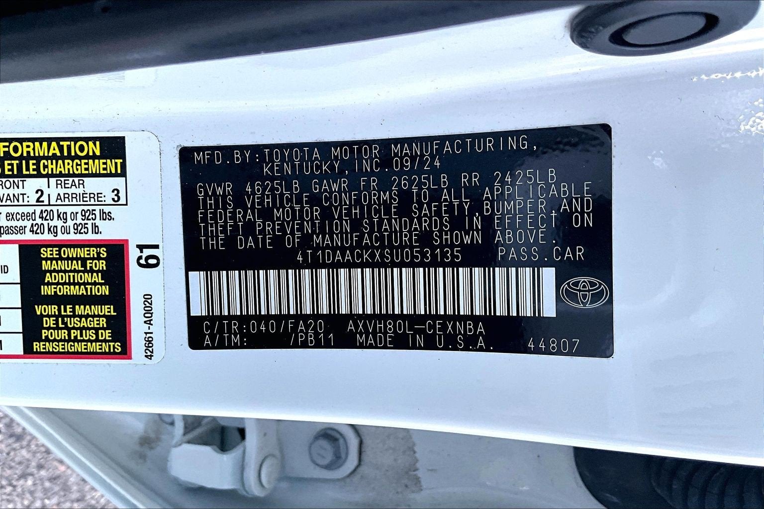 2025 Toyota Camry LE