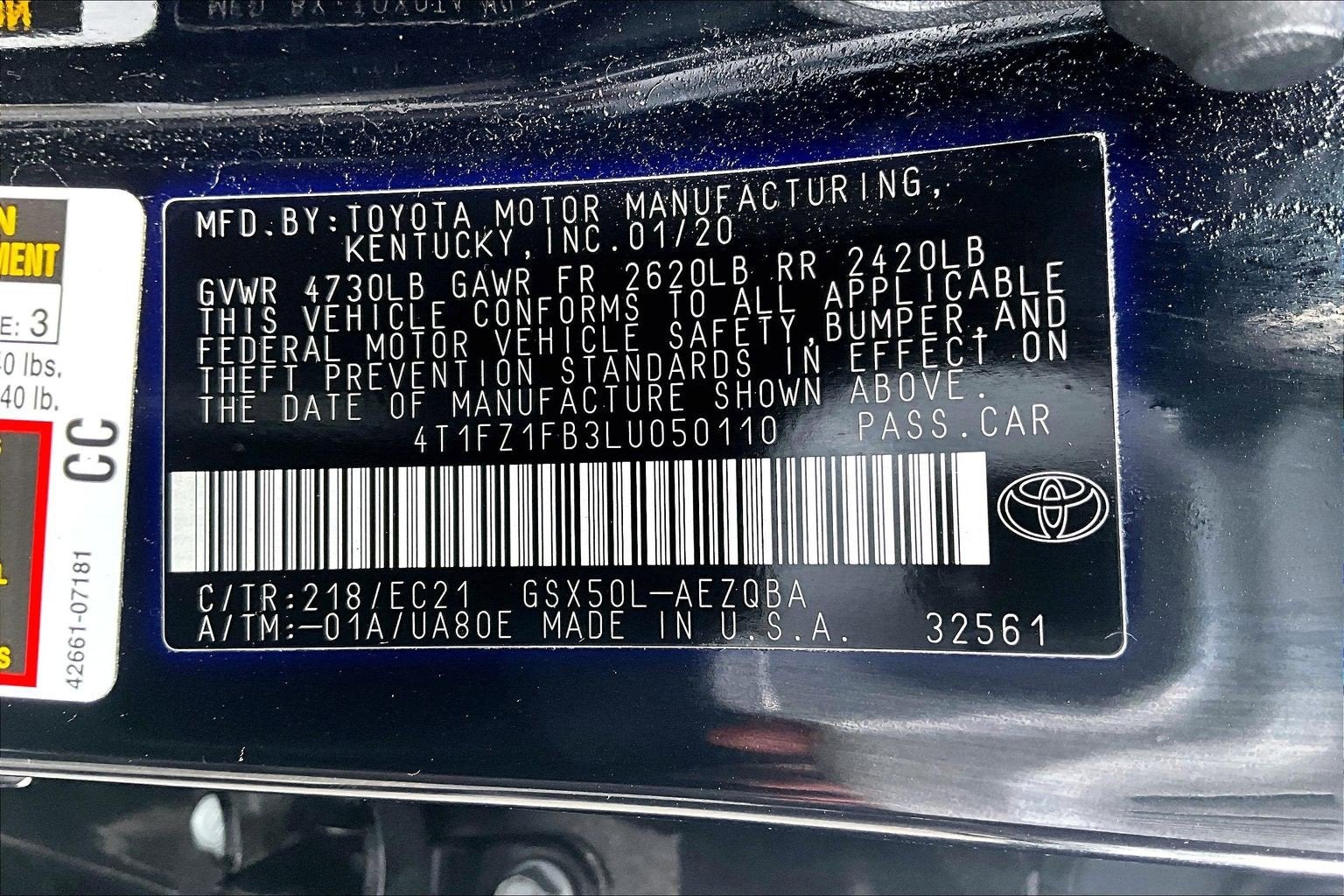 2020 Toyota Avalon TRD