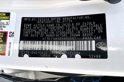 2024 Toyota Camry SE