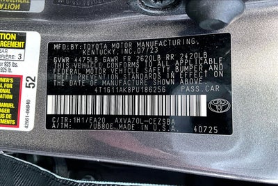 2023 Toyota Camry SE