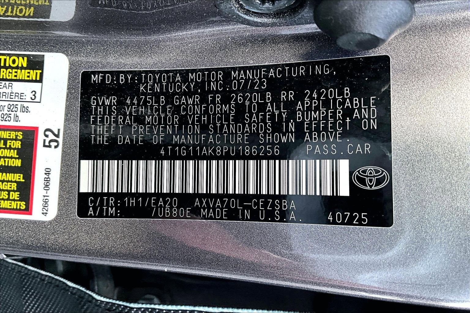 2023 Toyota Camry SE