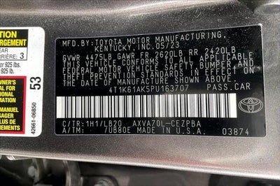 2023 Toyota Camry XSE