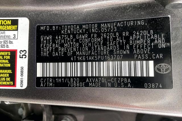 2023 Toyota Camry XSE