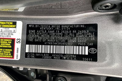 2024 Toyota Camry XSE