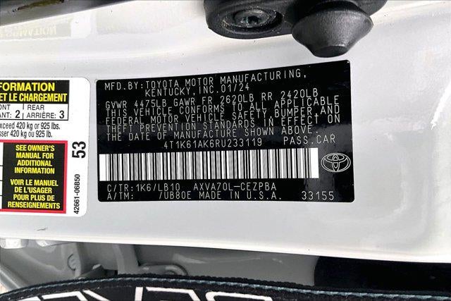 2024 Toyota Camry XSE