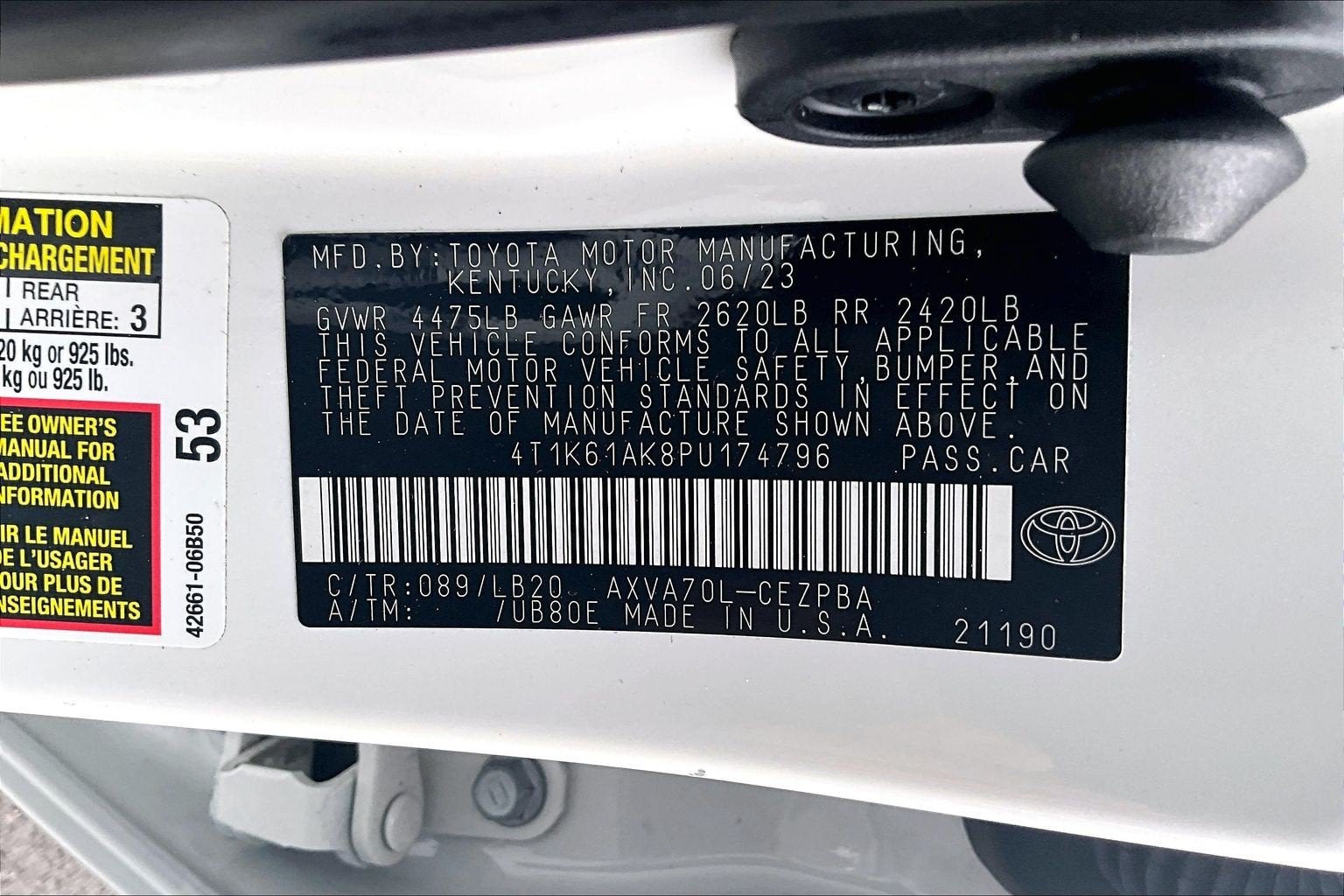 2023 Toyota Camry XSE