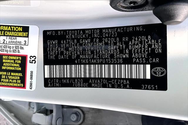 2023 Toyota Camry XSE