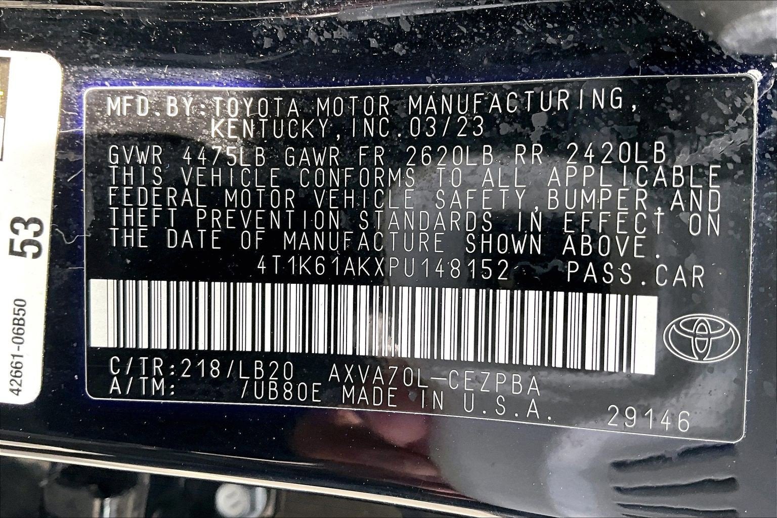 2023 Toyota Camry XSE