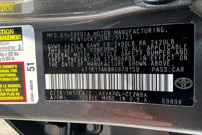 2024 Toyota Camry LE