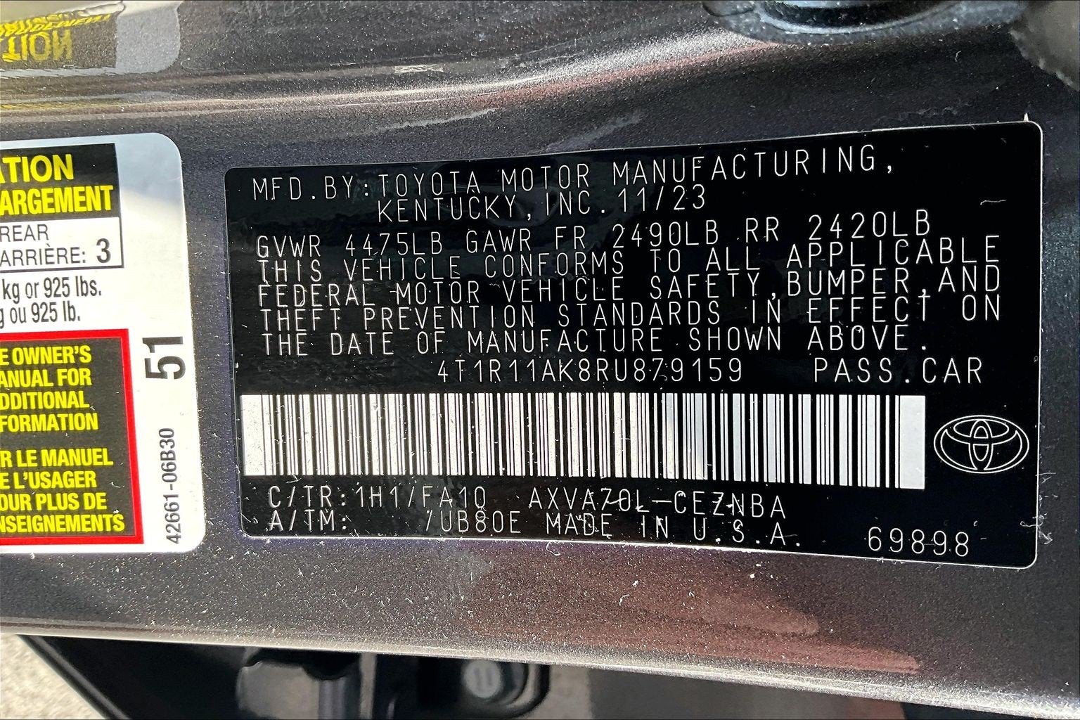 2024 Toyota Camry LE