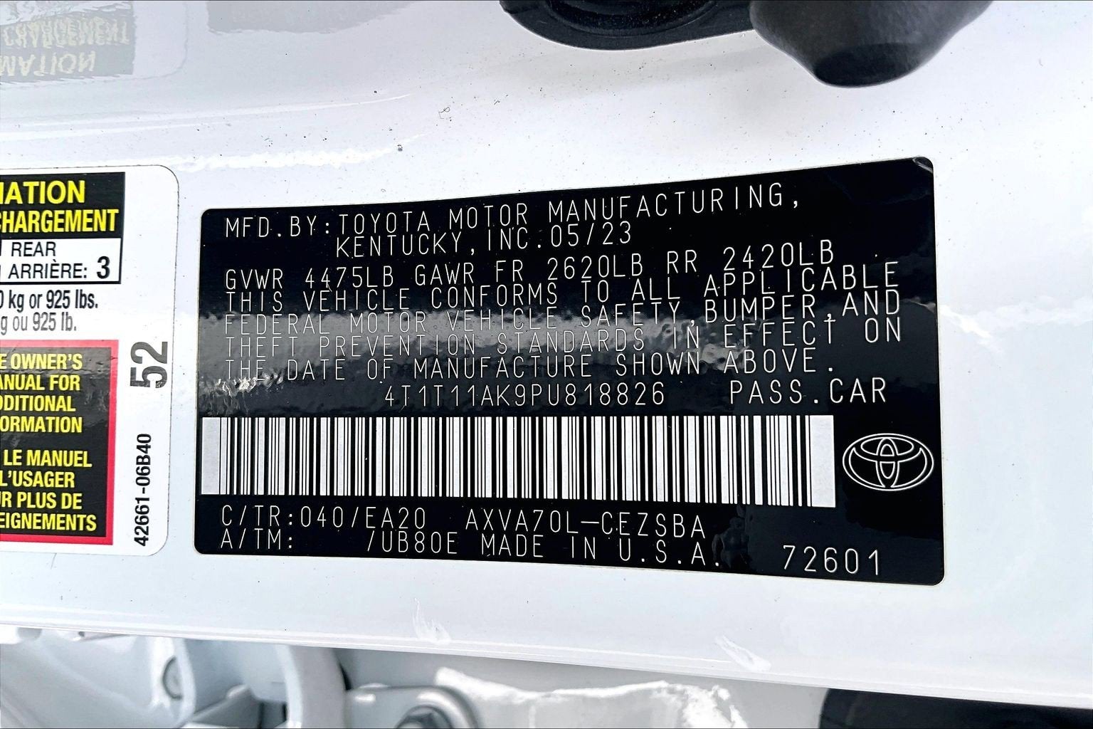 2023 Toyota Camry SE