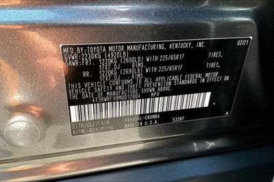 2021 Toyota RAV4 Hybrid XLE