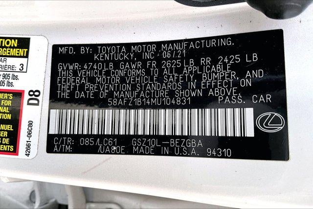 2021 Lexus ES ES 350 Ultra Luxury