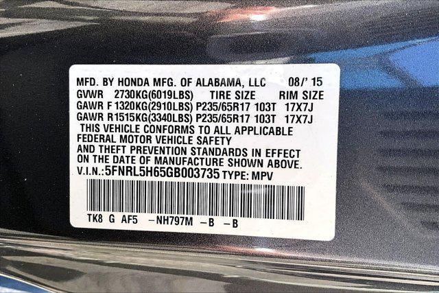 2016 Honda Odyssey EX-L