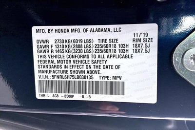 2020 Honda Odyssey EX-L