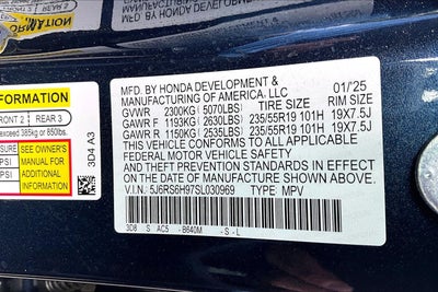 2025 Honda CR-V Hybrid Sport Touring