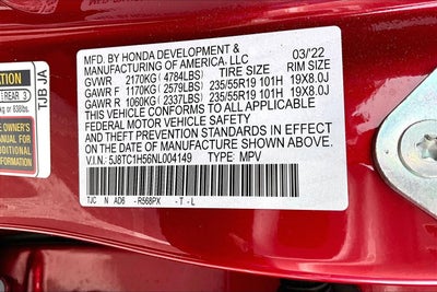 2022 Acura RDX w/Technology Package