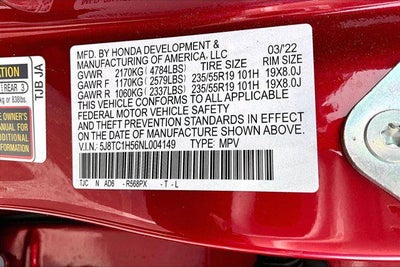 2022 Acura RDX w/Technology Package