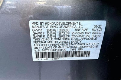 2023 Acura MDX w/Technology Package