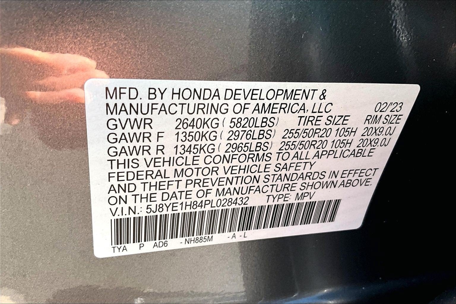 2023 Acura MDX w/Advance Package