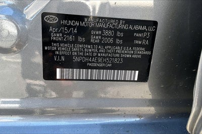 2014 Hyundai Elantra SE