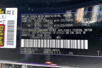 2024 Toyota Grand Highlander Limited