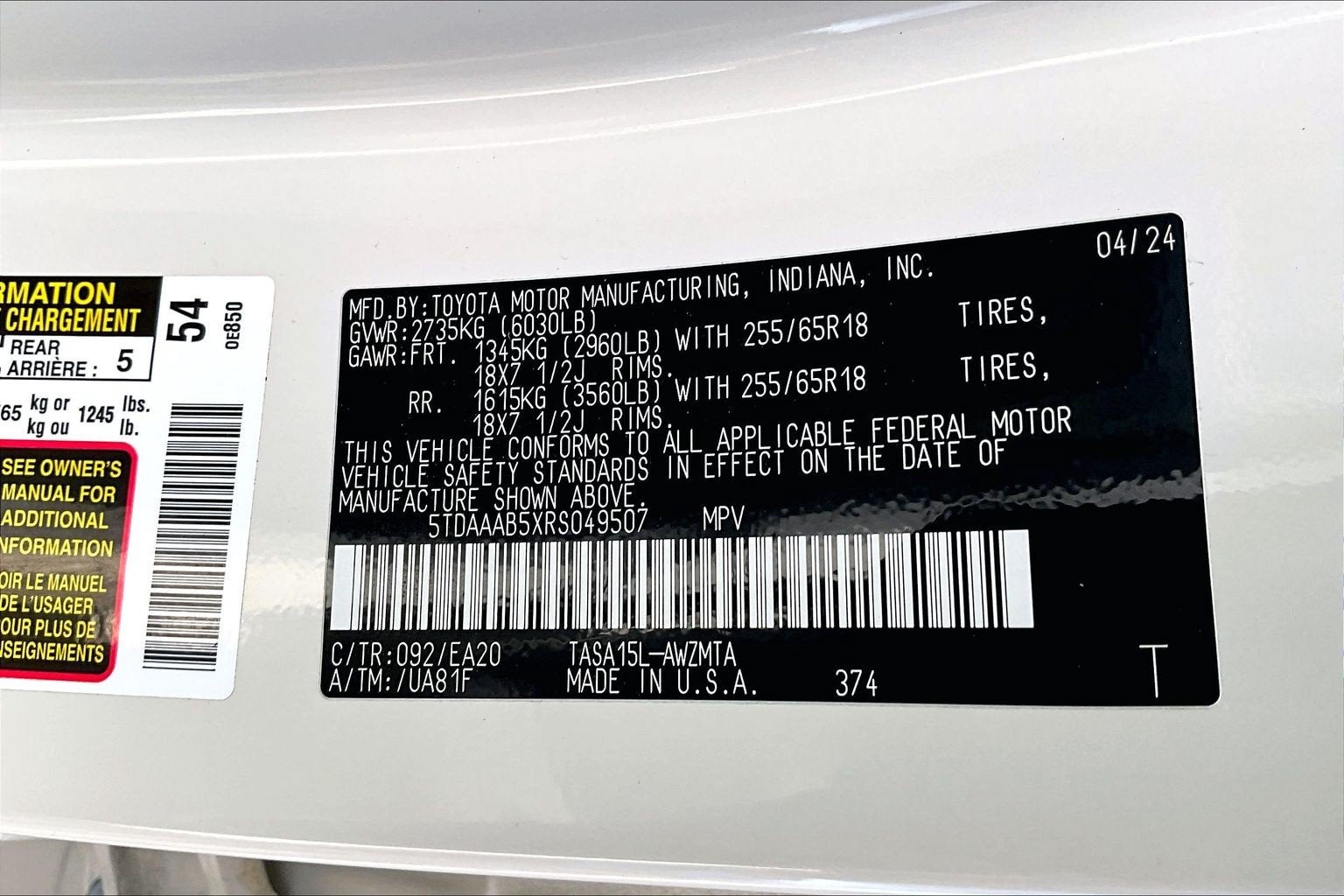 2024 Toyota Grand Highlander XLE