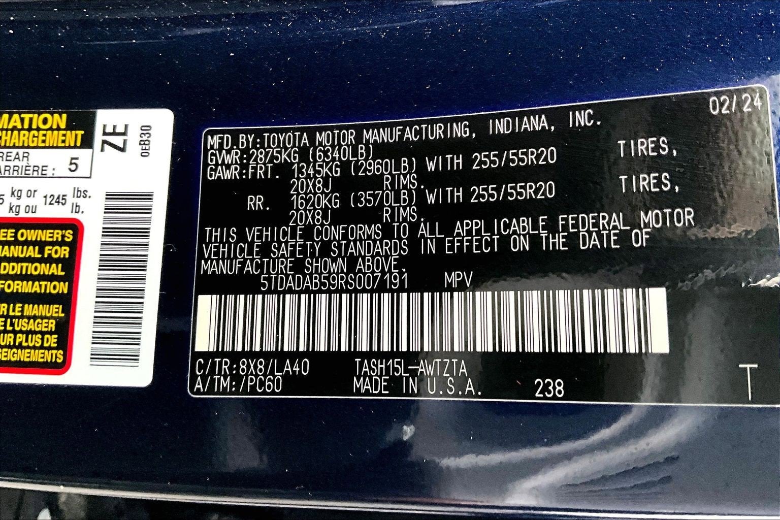 2024 Toyota Grand Highlander Hybrid MAX Platinum