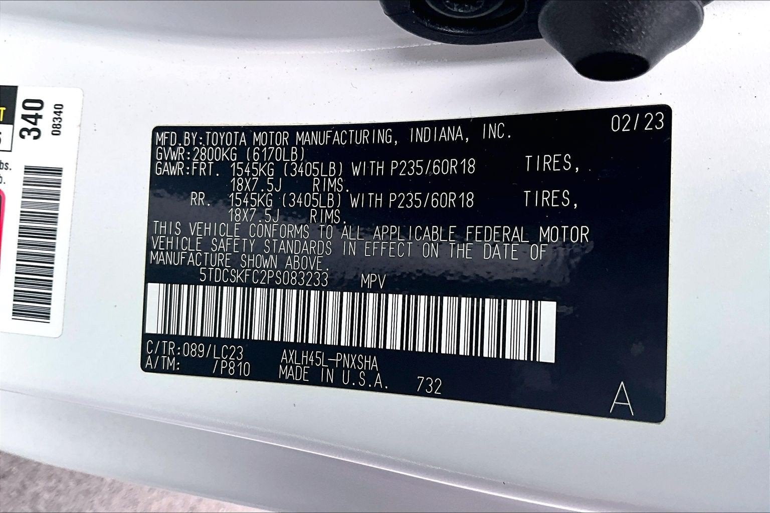 2023 Toyota Sienna XSE 25th Anniversary