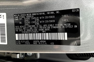 2026 Toyota Highlander Hybrid Platinum