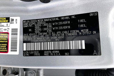 2022 Toyota Highlander Hybrid XLE