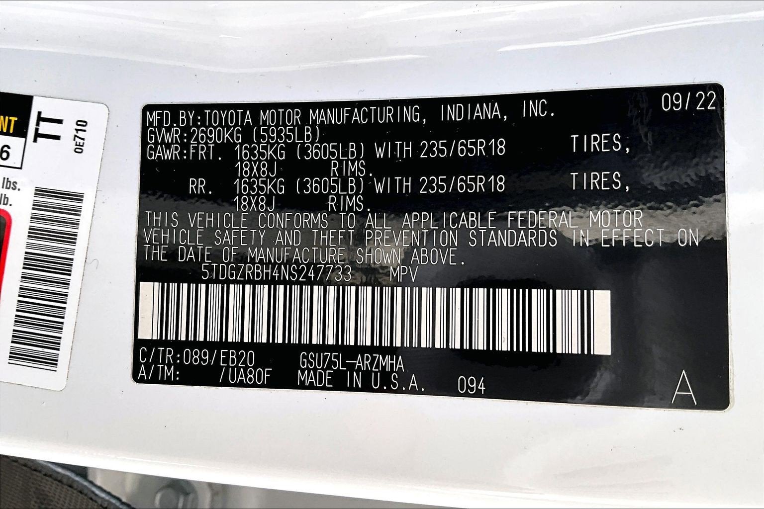 2022 Toyota Highlander XLE