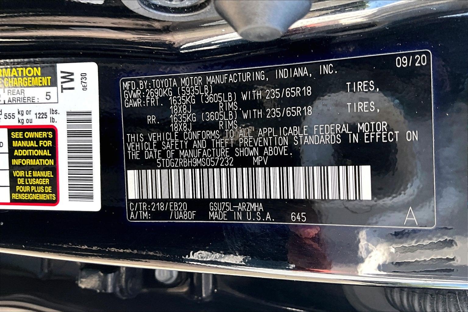 2021 Toyota Highlander XLE