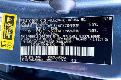 2019 Toyota Highlander XLE