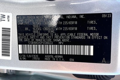 2023 Toyota Highlander Hybrid XLE
