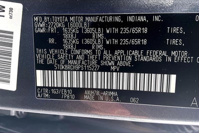 2023 Toyota Highlander Hybrid XLE