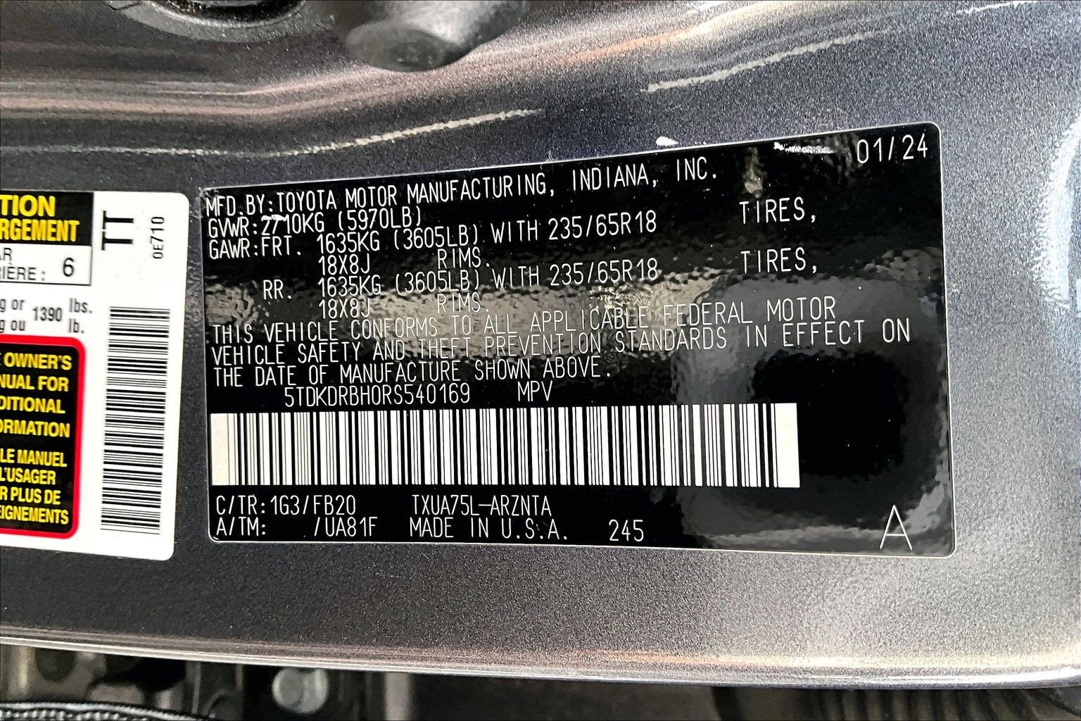 2024 Toyota Highlander LE