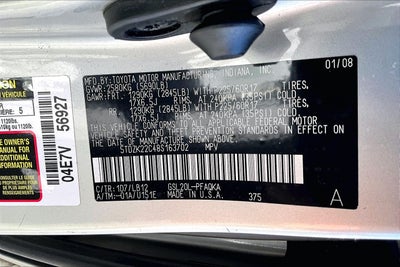 2008 Toyota Sienna XLE