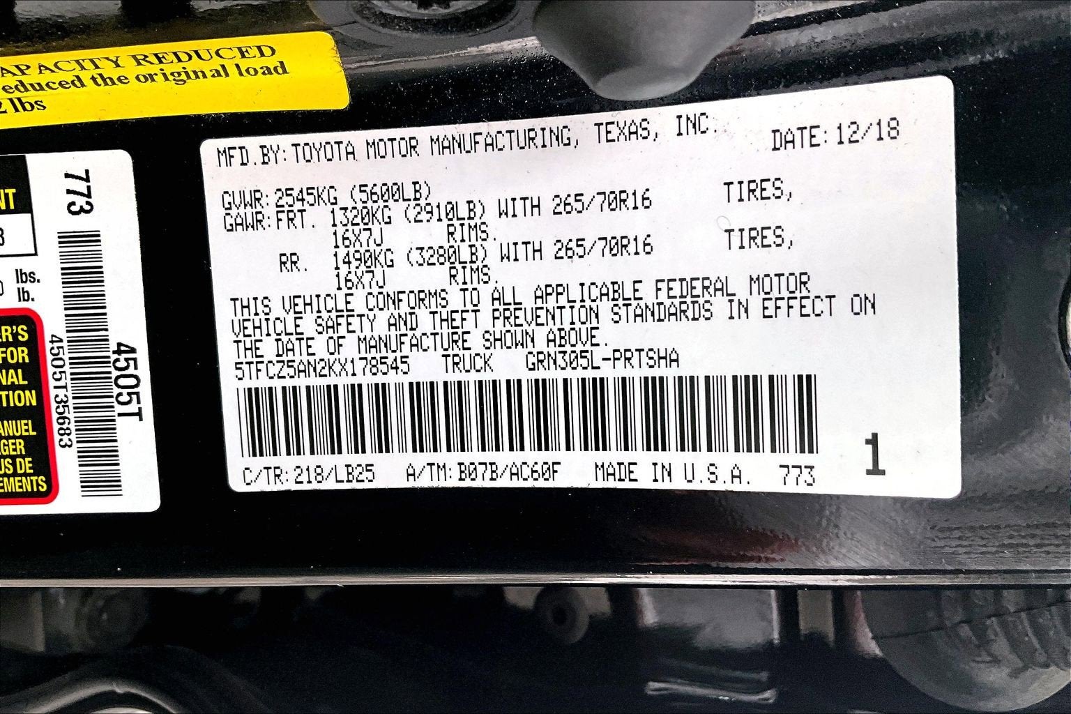 2019 Toyota Tacoma 4WD TRD Pro