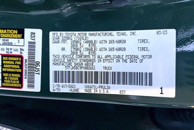 2023 Toyota Tundra 2WD Limited