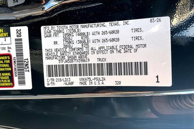 2026 Toyota Tundra 4WD Limited