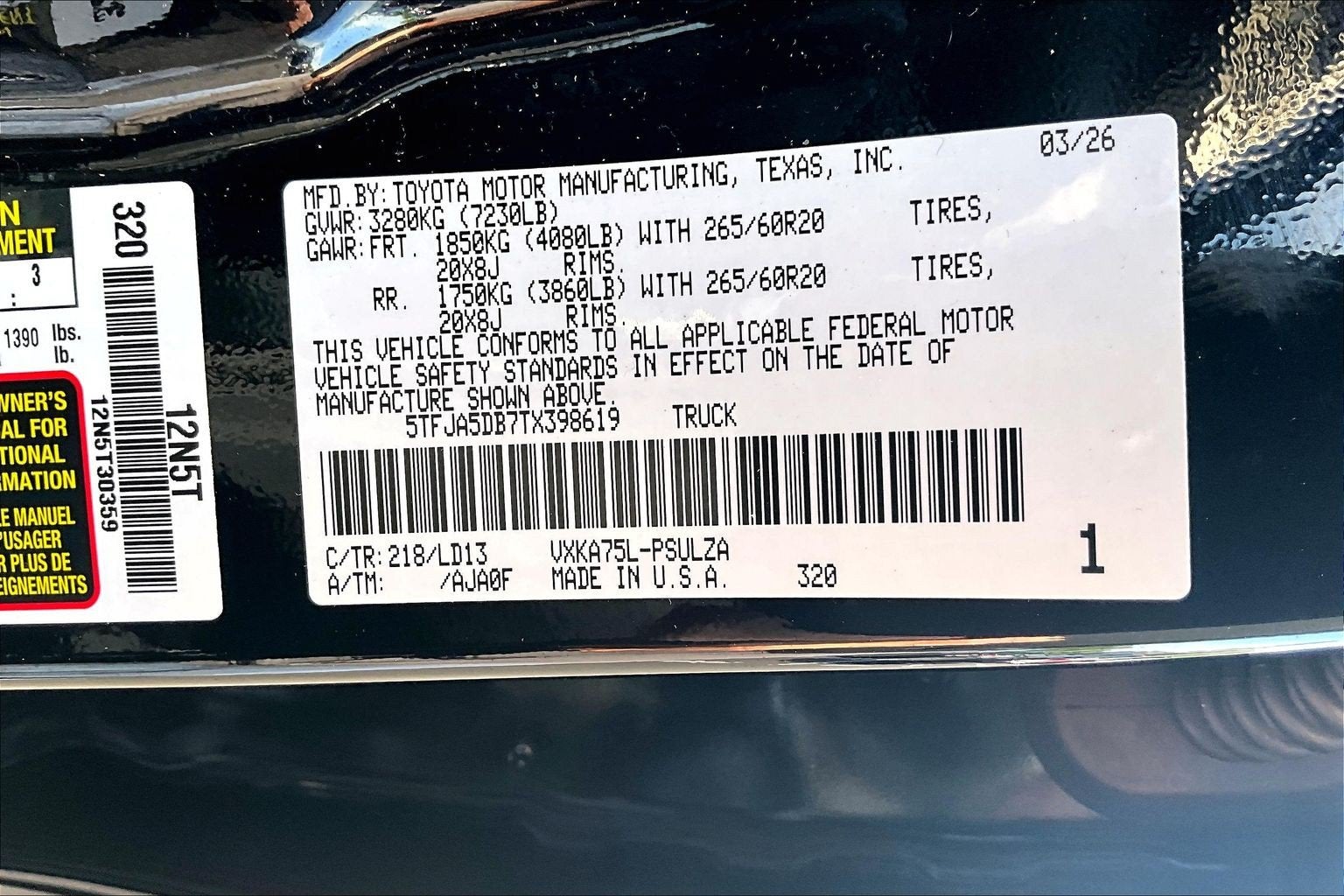 2026 Toyota Tundra 4WD Limited
