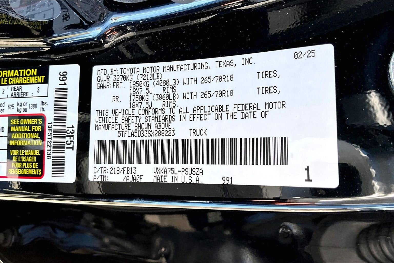 2025 Toyota Tundra 4WD SR5