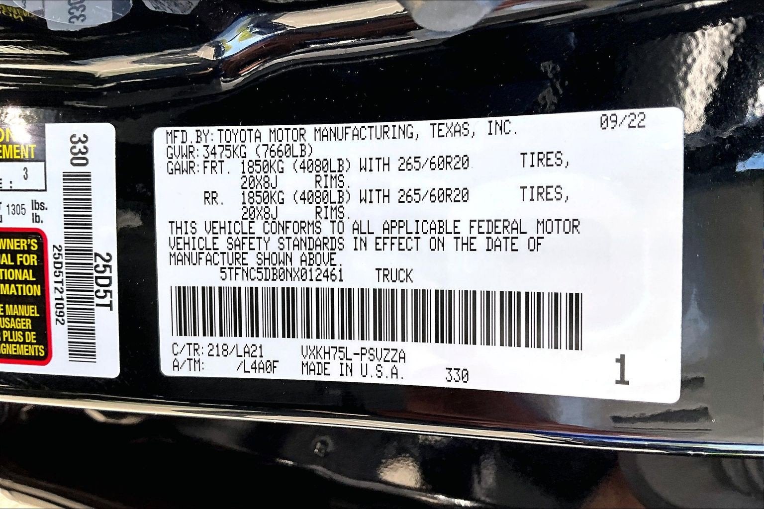 2022 Toyota Tundra 4WD Platinum Hybrid