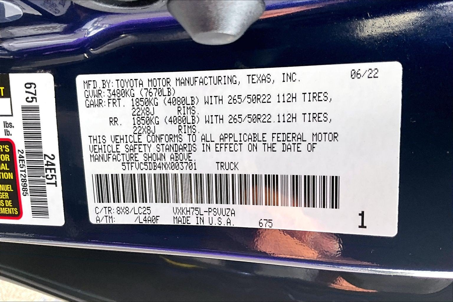 2022 Toyota Tundra 4WD Capstone Hybrid