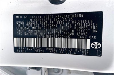 2025 Toyota Corolla FX
