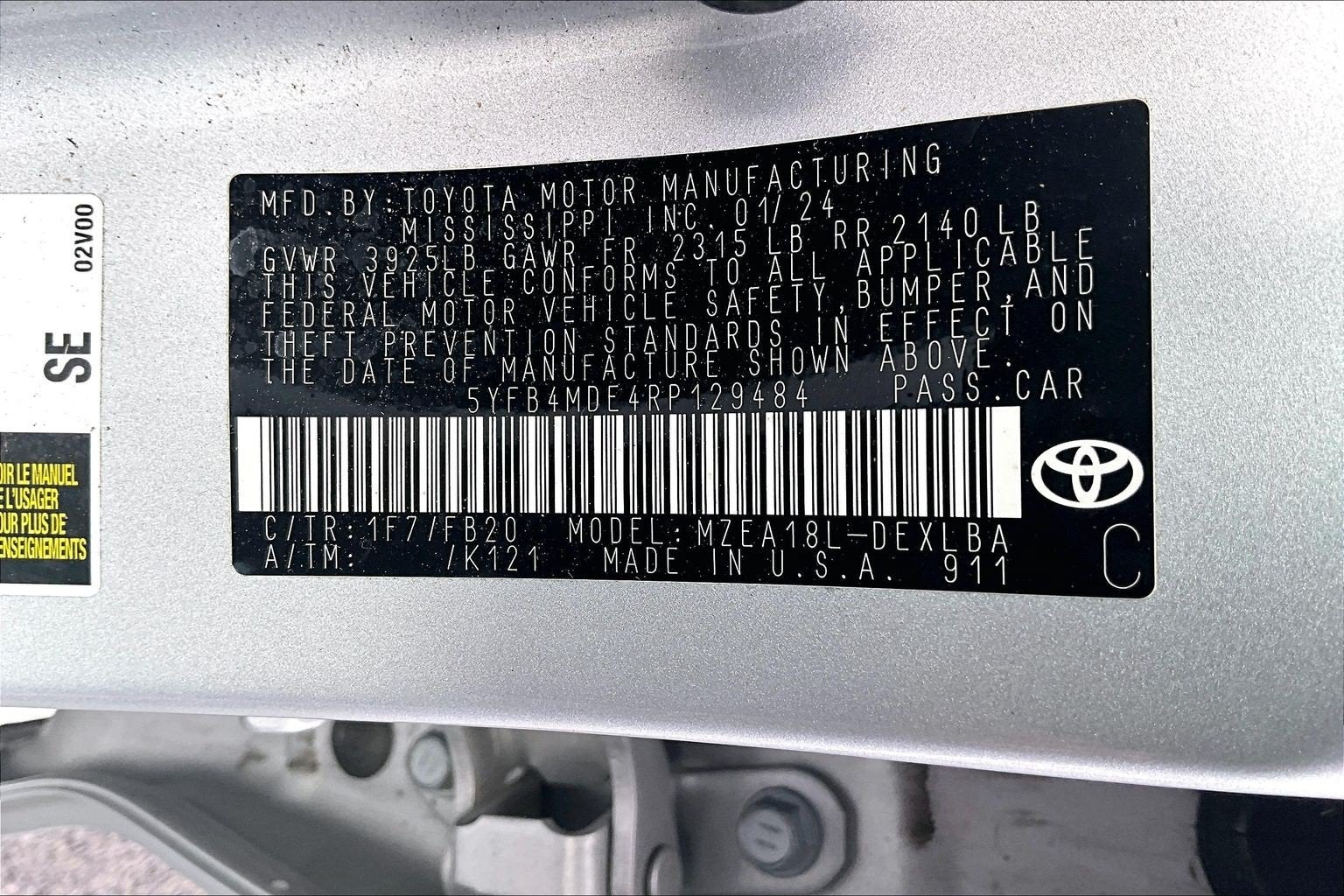 2024 Toyota Corolla LE