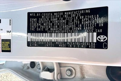 2023 Toyota Corolla LE