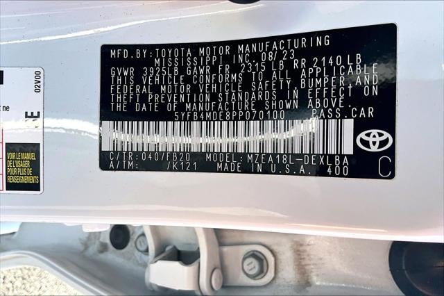 2023 Toyota Corolla LE
